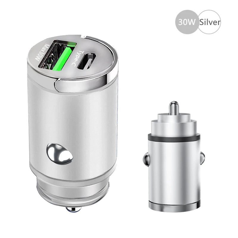 100W Mini Car Charger | Fast Charging USB-C & QC3.0 for iPhone, Xiaomi, Samsung, Huawei - Image 7