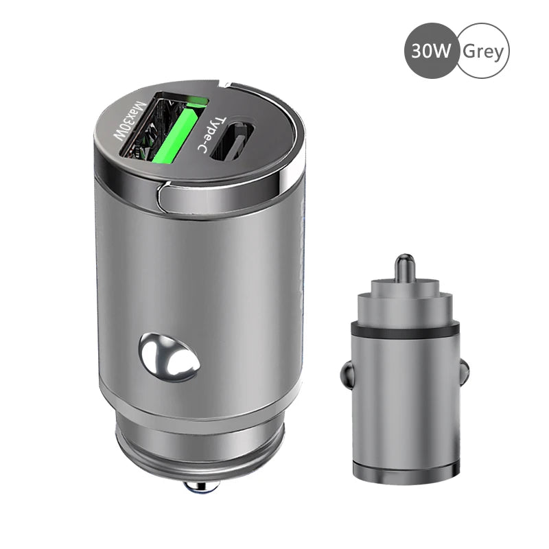 100W Mini Car Charger | Fast Charging USB-C & QC3.0 for iPhone, Xiaomi, Samsung, Huawei - Image 8