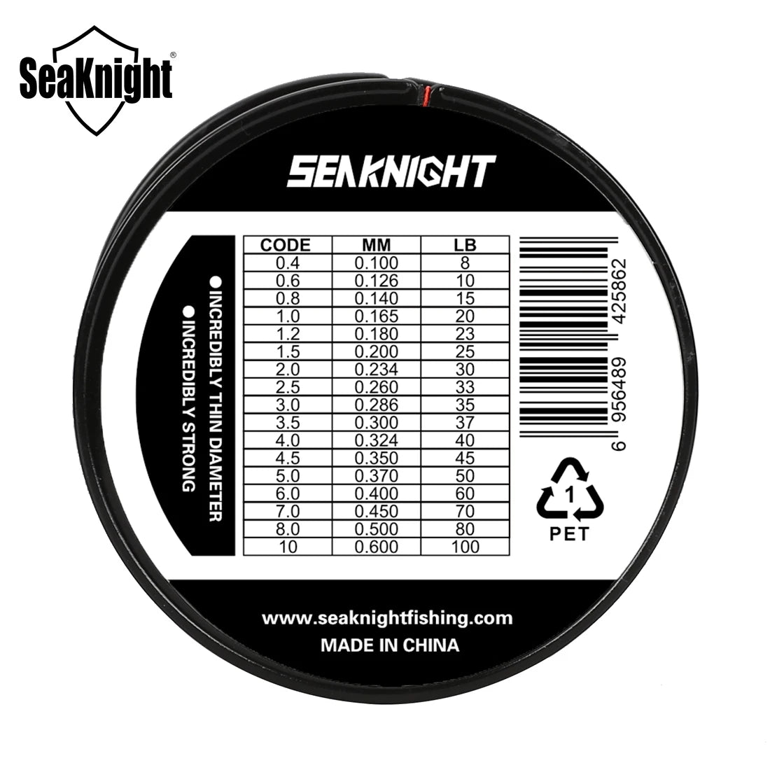 SeaKnight TriPoseidon Series 4 Strands 300M PE Braided Fishing Line (8-60LB) - Smooth Carp Multifilament - Image 15